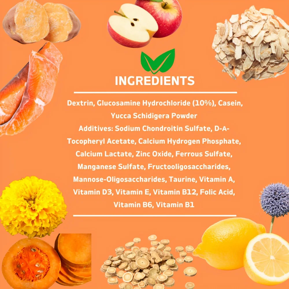 Dog Hip and Joint Supplement With Glucosamine Chondroitin Vitamin A
