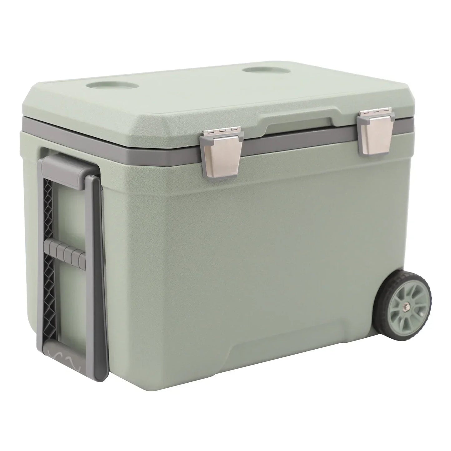 Insulated Wheeled Cooler Ice Chest For Camping And Boating