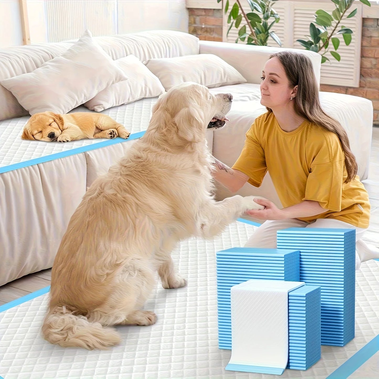 Thickened Eight Layer Super Absorbent Dog And Cat Pee Pads