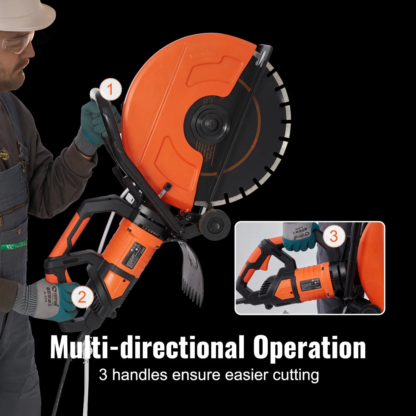 SucceBuy Electric Concrete Cutter Circular Saw For Wet Cutting
