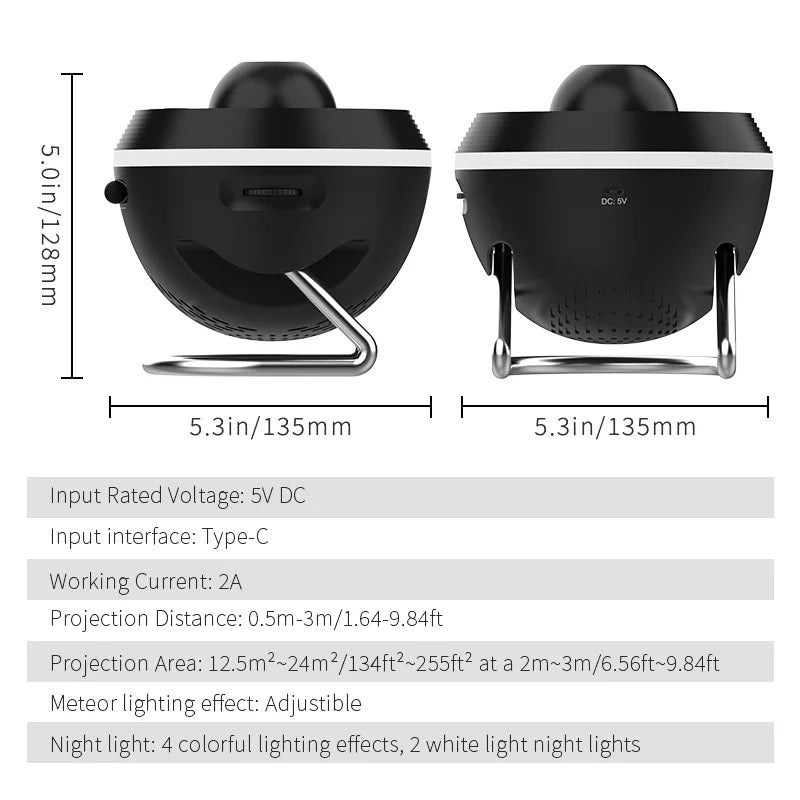AUSYLE Galaxy Projector 13 in 1 Night Light Space Ball
