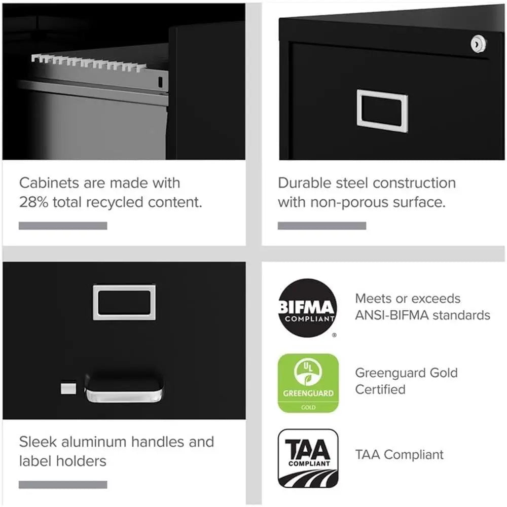 Durable Letter Metal Filing Cabinet Lockable For Office Storage