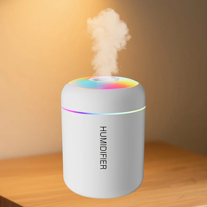 Mini USB Car Humidifier Aroma Diffuser Cute Desktop Mood Light