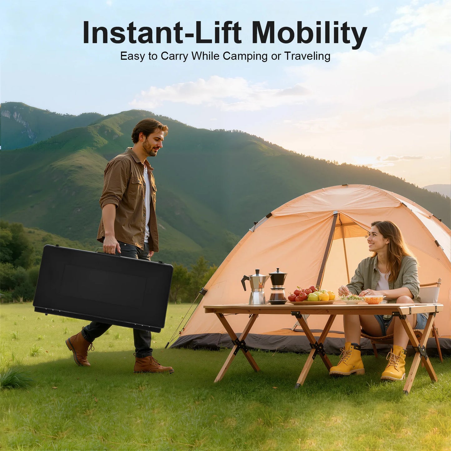 Portable 3 Burner Camping Gas Stove For Outdoor Cooking