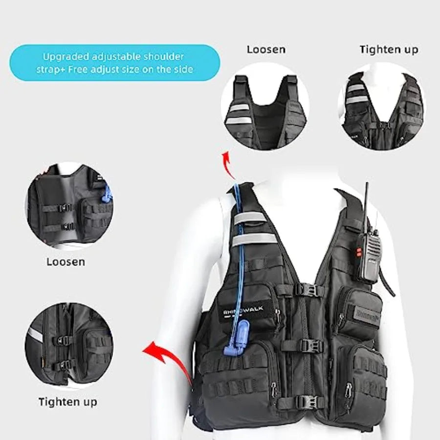 Fishing Vest With Multi Pockets For Outdoor Activities And Travel