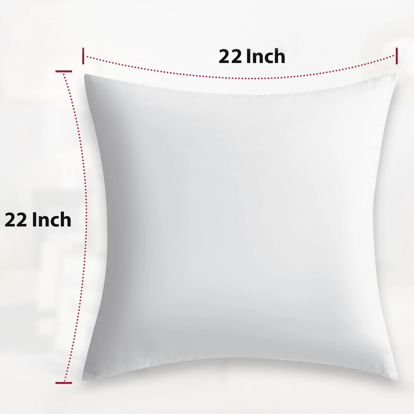 LDC Lux Decor Collection Pillow Inserts 4 Fluffy High Loft