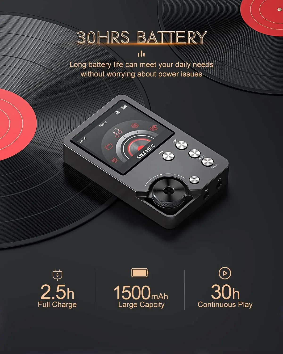 MeChen Portable High Resolution Digital Audio MP3 Player Lossless Dsd