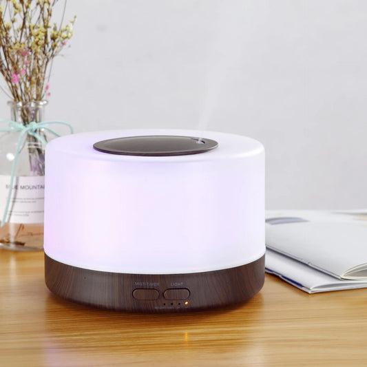 Miflame Ultrasonic Air Humidifier With Aromatherapy Cool Mist 500ml