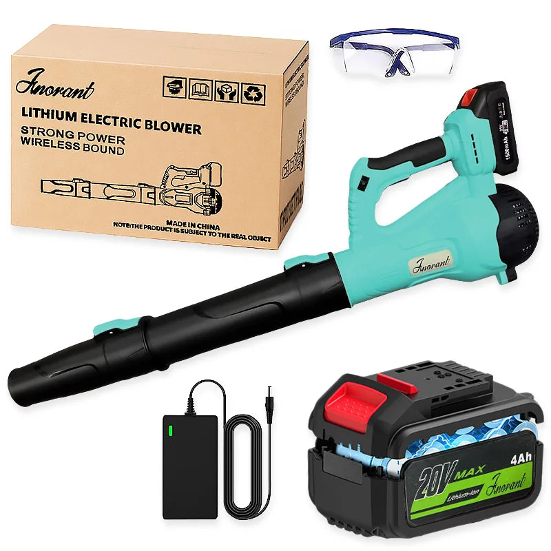 Cordless Leaf Blower 20V With Charger And 6 Speed Modes