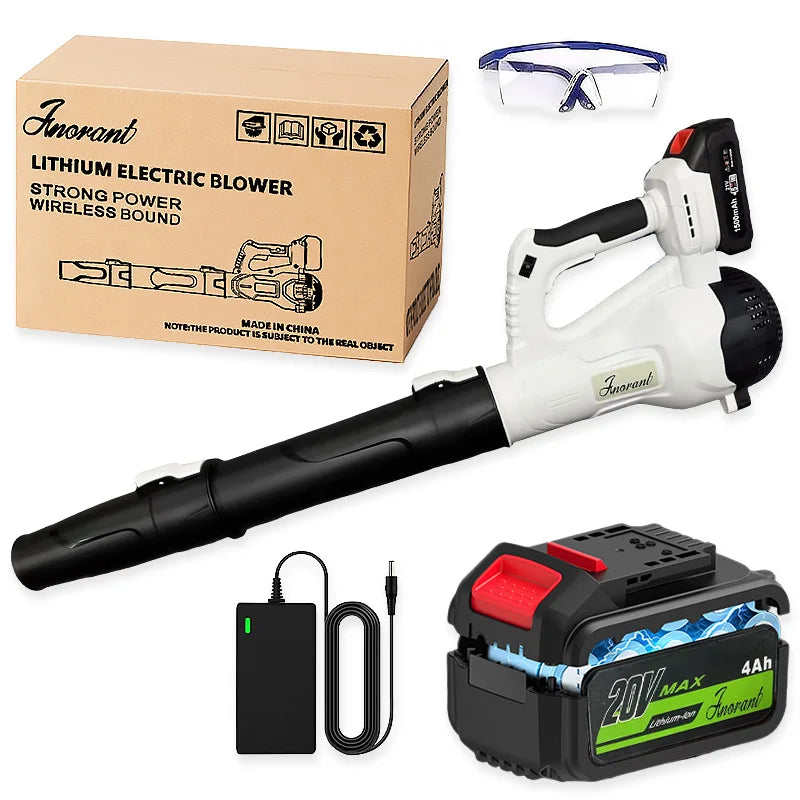 Cordless Leaf Blower 20V With Charger And 6 Speed Modes