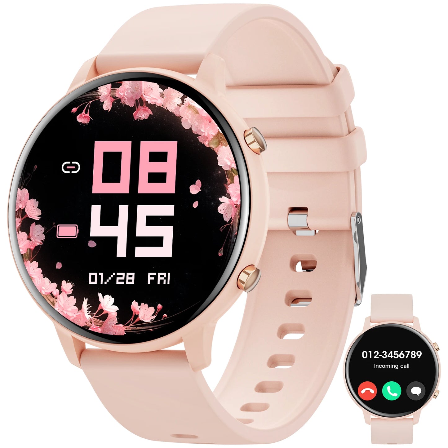 Smart Watch Bluetooth Calling IP67 Waterproof Heart Rate Fitness Tracker
