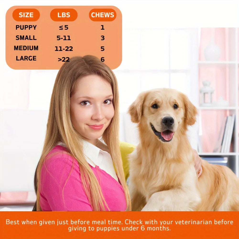 Dog Hip and Joint Supplement With Glucosamine Chondroitin Vitamin A