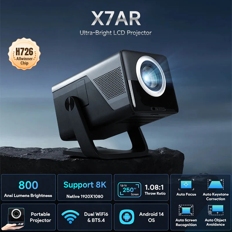 LynCast AI Smart Projector Featuring Android 14 And Auto Focus