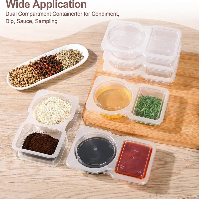 20 Count Stackable Clear Spice Storage Jars With Label Kit