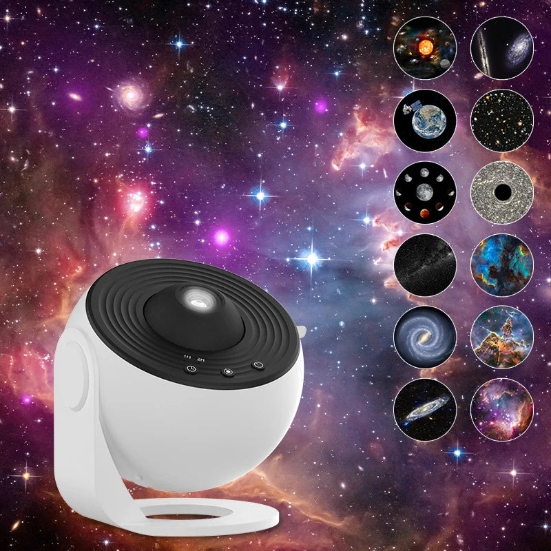 AUSYLE Night Light Galaxy Projector Starry Sky 360 Degree Lamp
