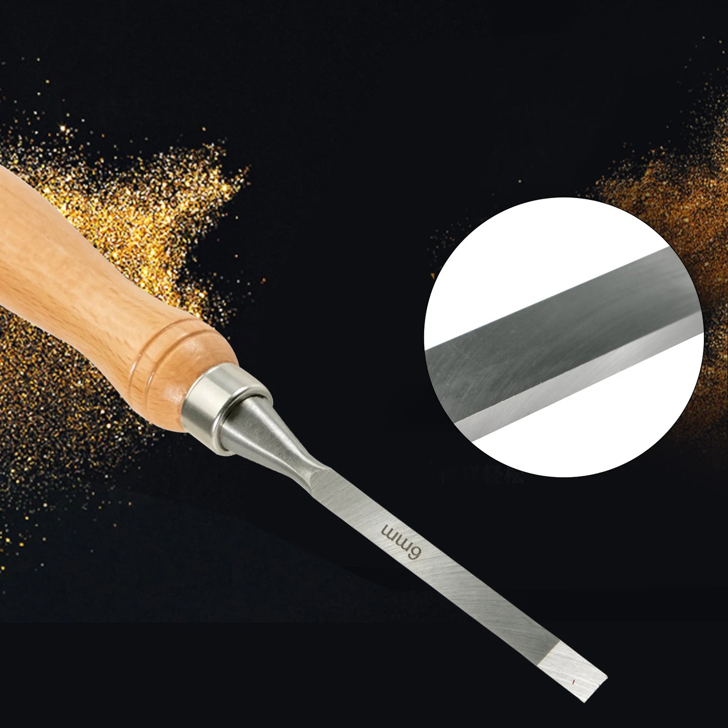 SucceBuy 12Pcs Wood Carving Chisel Set for Lathe Gouges