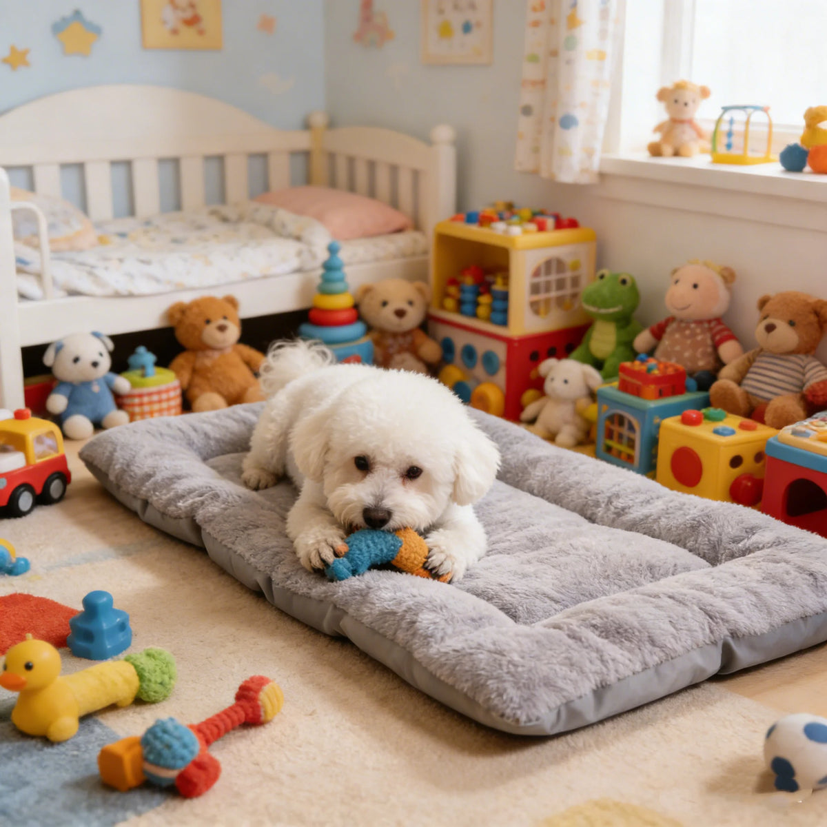 Plush Super Soft Dog Bed Sofa Fleece Crate Mat Pad