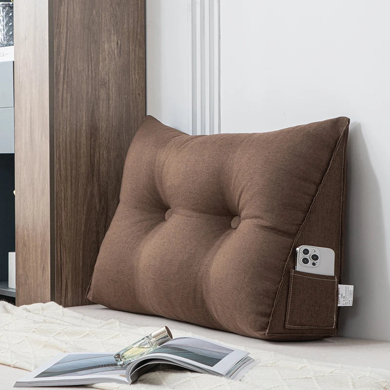 Wedge Pillow Back Support for Dorm Room Reading Bed
