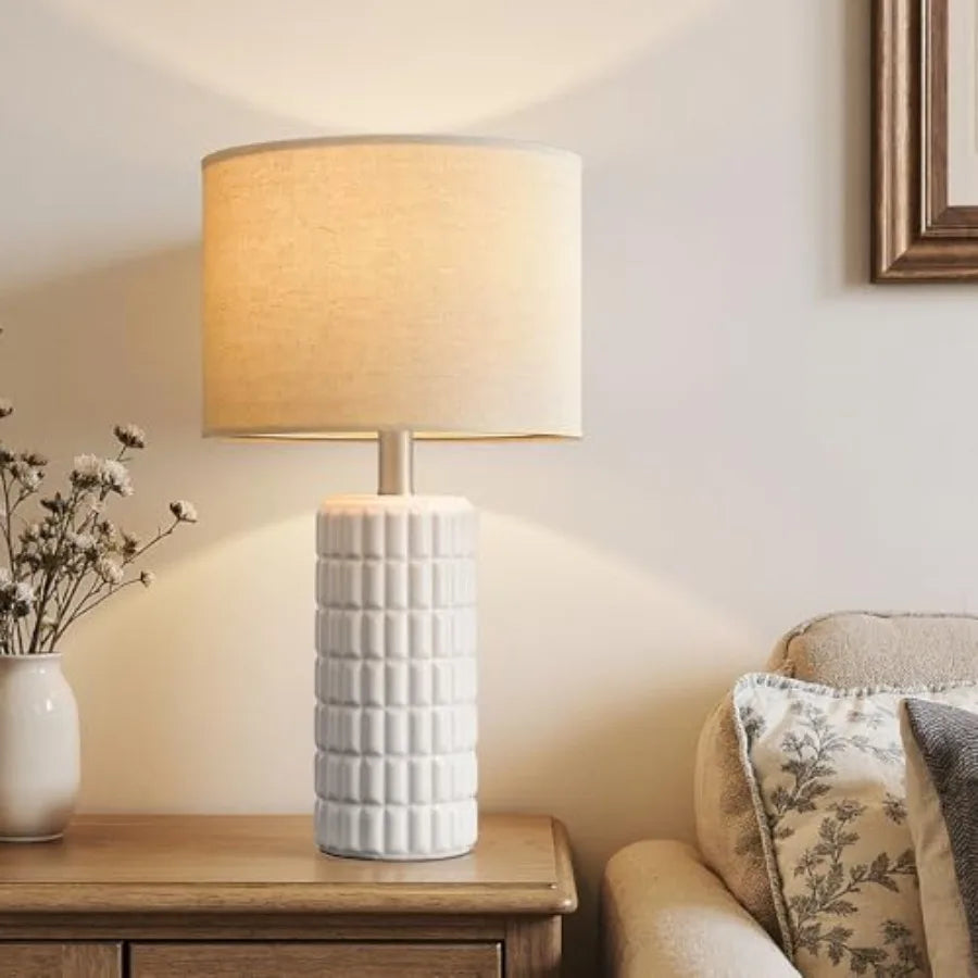 Set Of 2 Modern Ceramic Table Lamps For Living Room