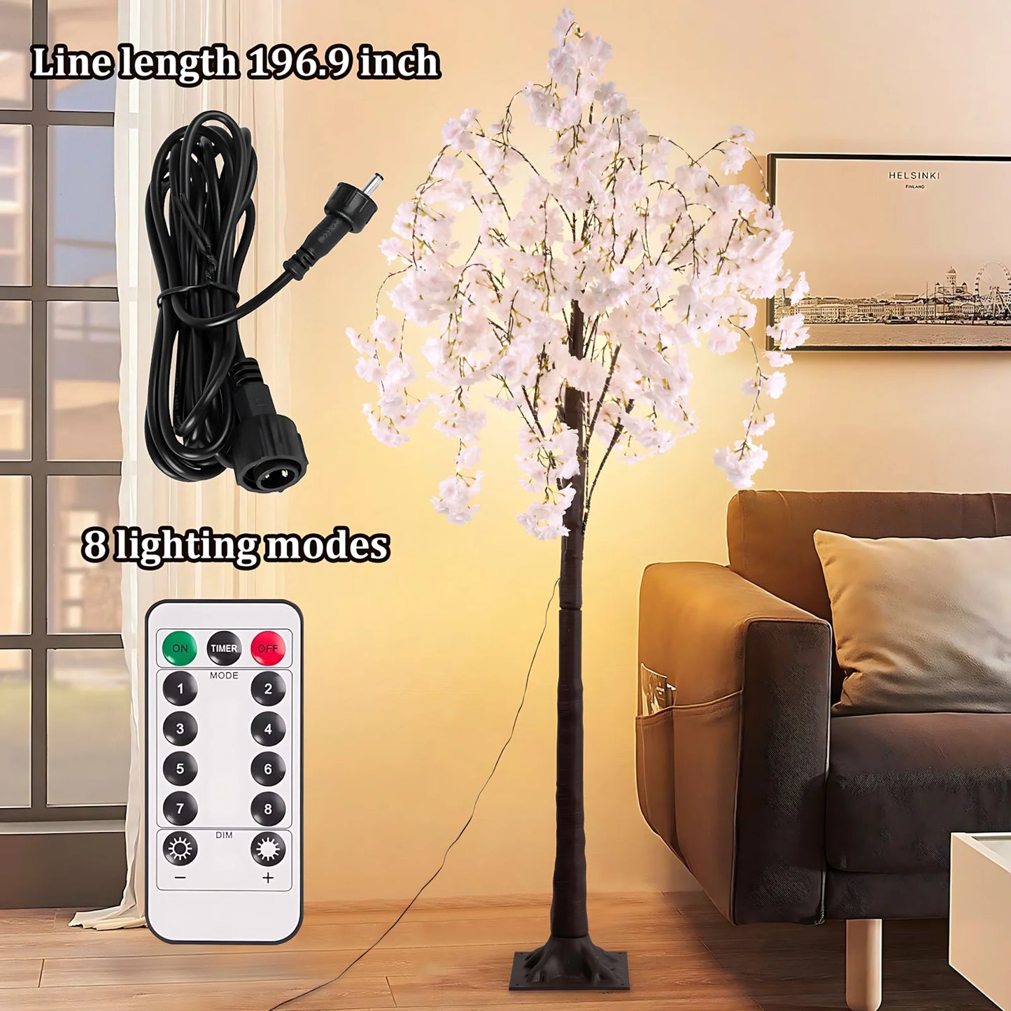 Cherry Blossom LED Tree Light Indoor Decor Ambience