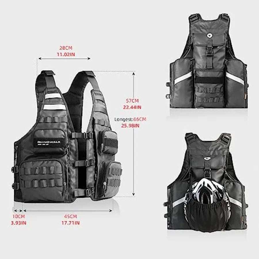 Fishing Vest With Multi Pockets For Outdoor Activities And Travel