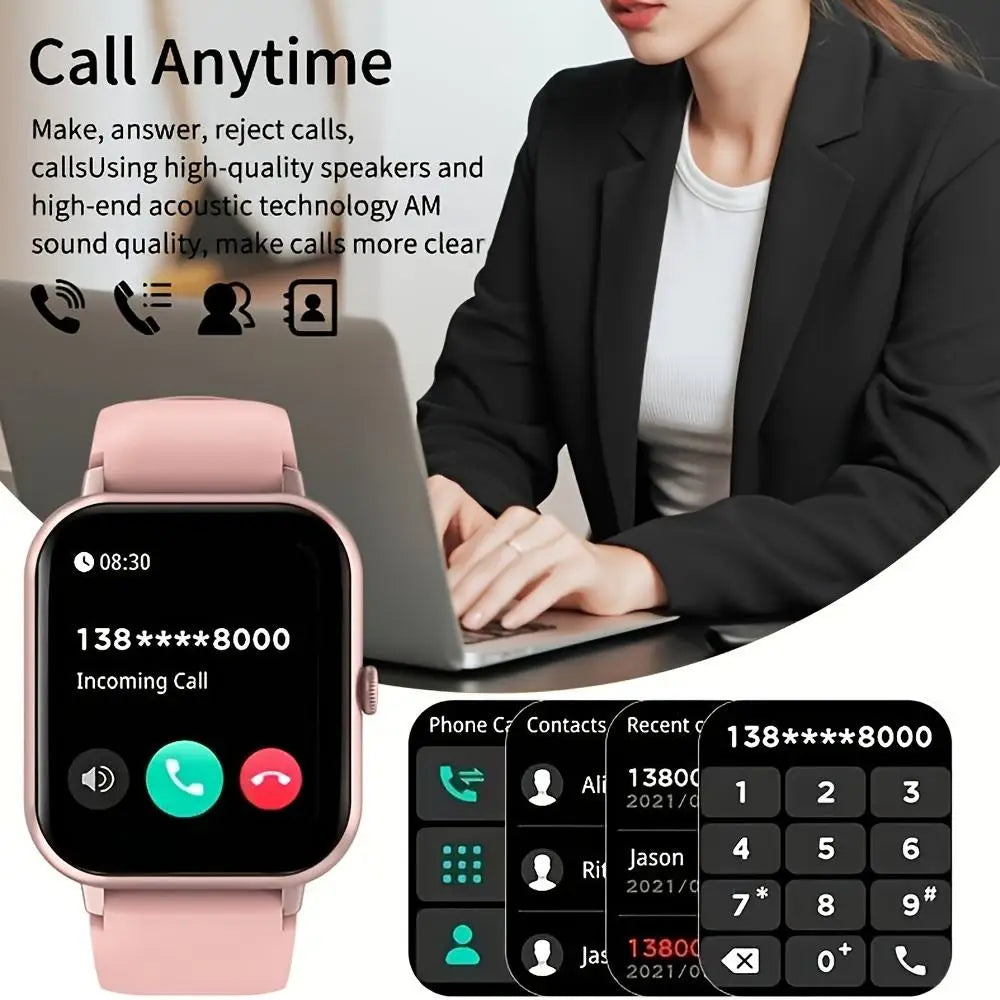 SENBONO ZL54CJ Square Smartwatch Heart Rate Fitness Tracker Waterproof