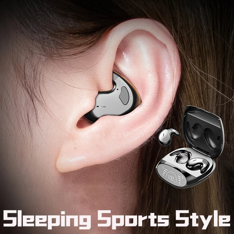 Shuke Sleep Headphones Wireless Bluetooth Invisible Earbuds ANC Waterproof