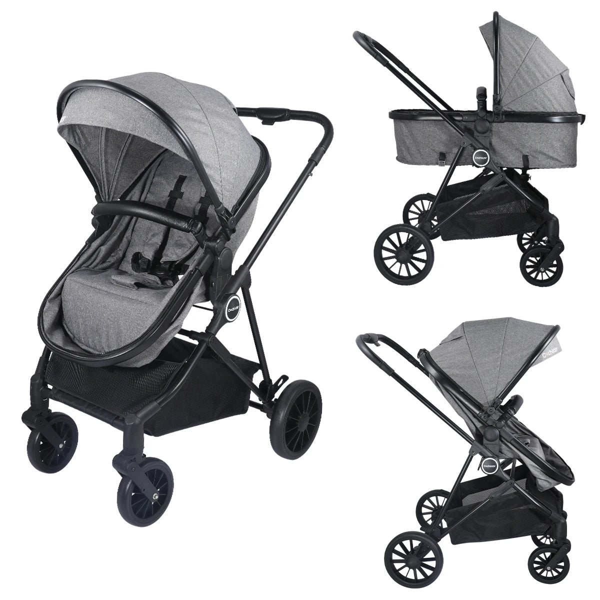 Cochildor High-View 2-in-1 Baby Stroller Foldable Bidirectional
