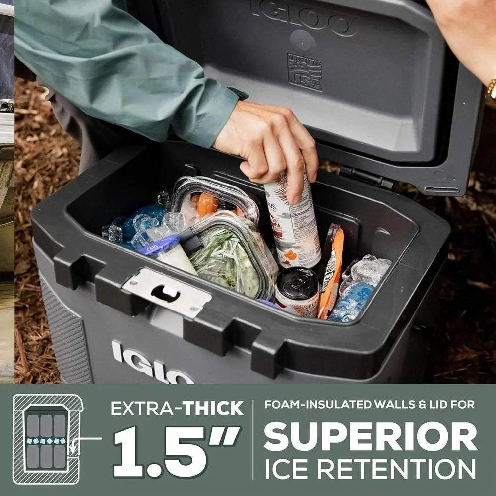 Insulated Hard Shell Cooler for Outdoor Adventures