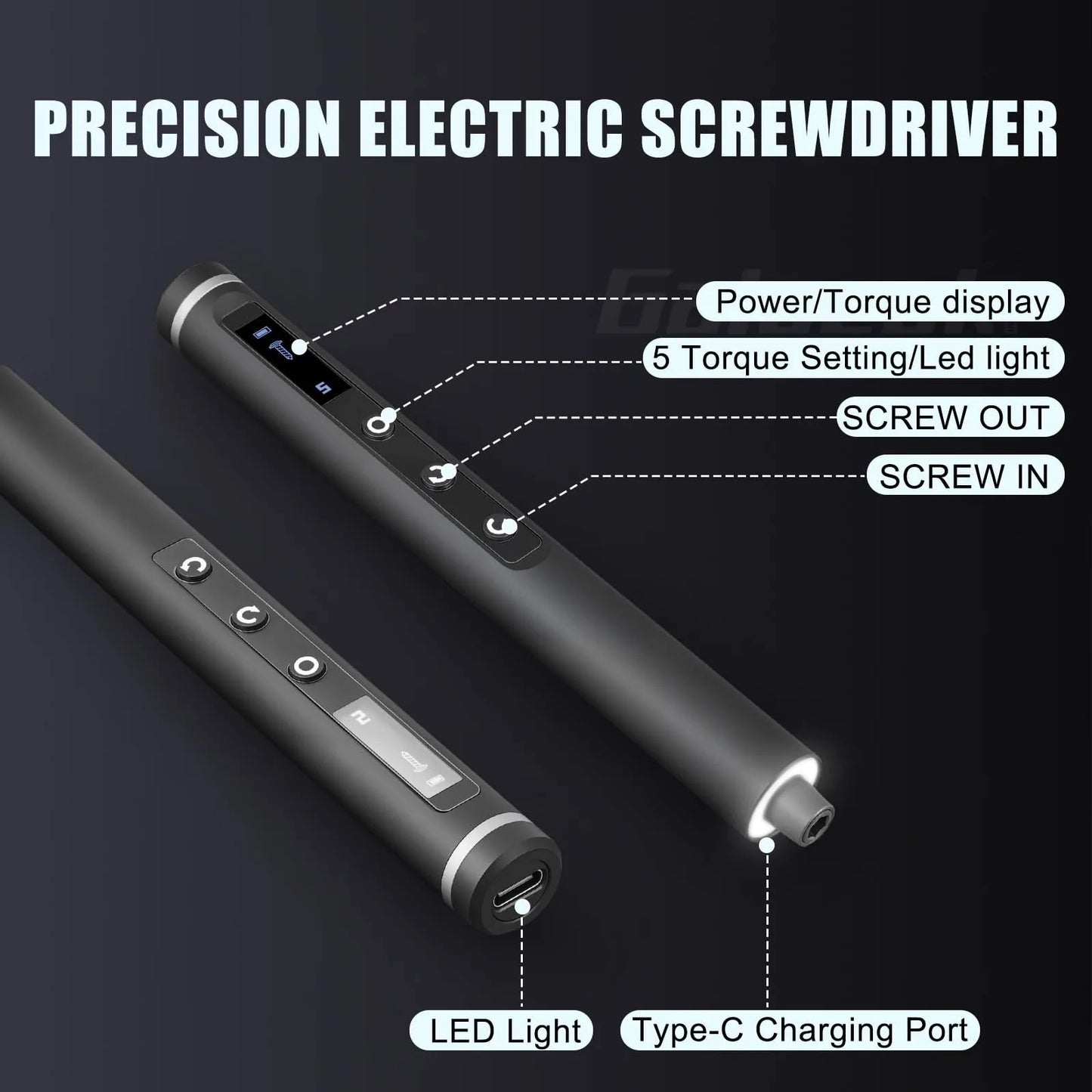 Galacok 49-In-1 Precision Electric Screwdriver Set Magnetic Bits