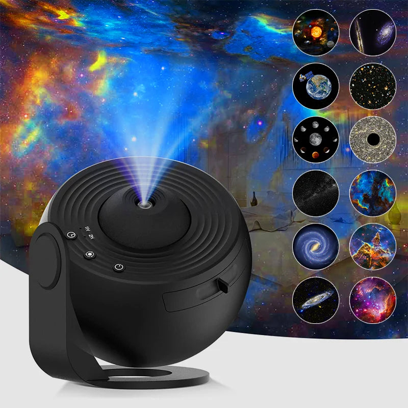 AUSYLE Night Light Galaxy Projector Starry Sky 360 Degree Lamp