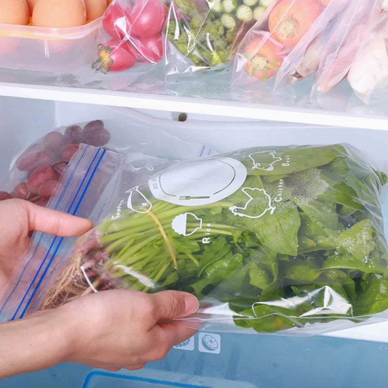 Heavy-Duty Double Ziplock Freezer Bags 50 Count For Food Storage