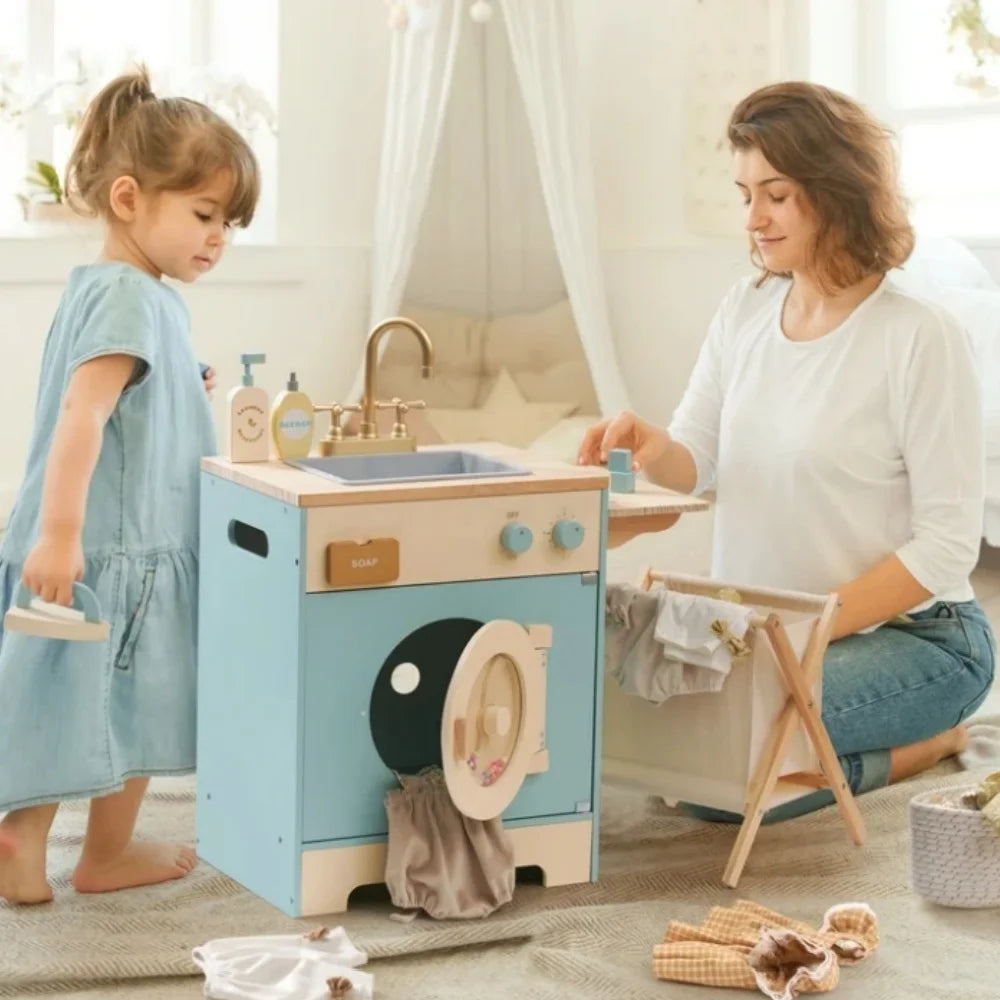 Rolife Robotime Robud Kitchen Washer Playset For Kids Ages 3+