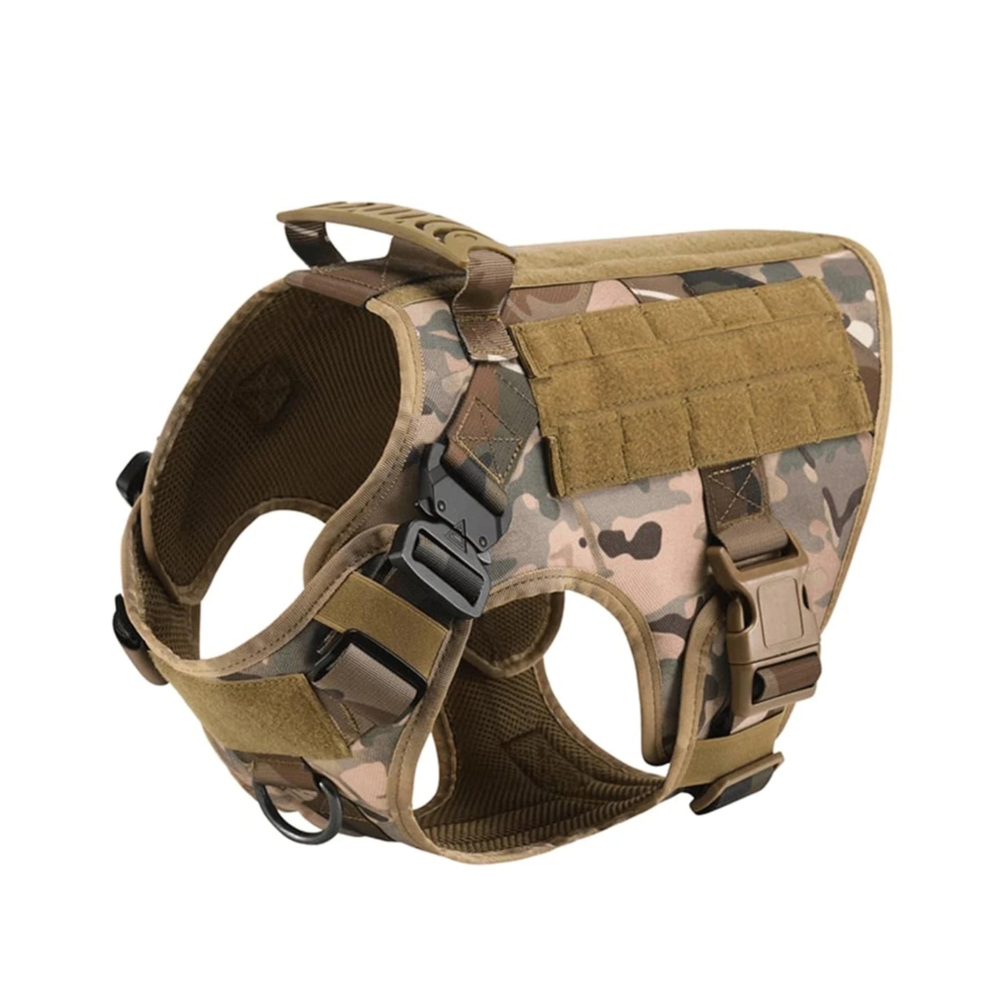 PETRAVELCN Tactical Dog Harness Molle Vest for Dogs