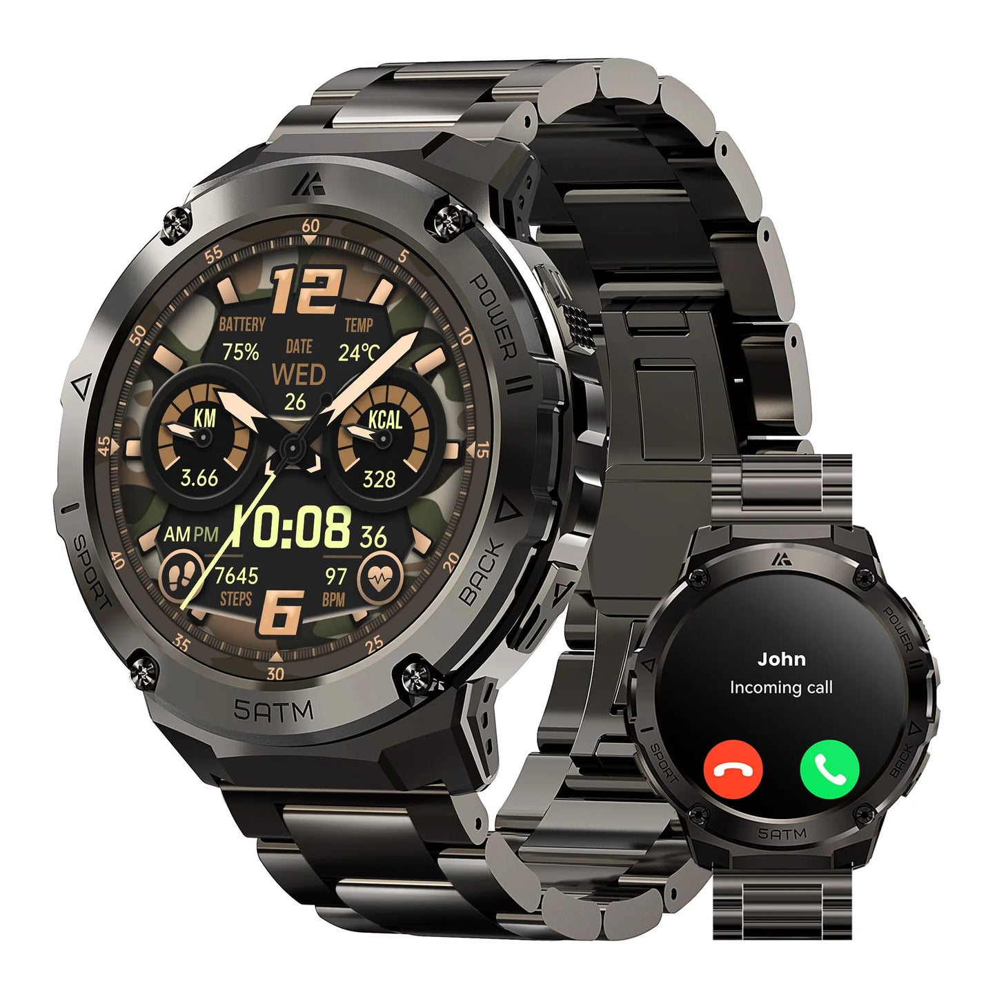 Ticwris T3E GPS Smartwatch Waterproof 5ATM IP69K Pro