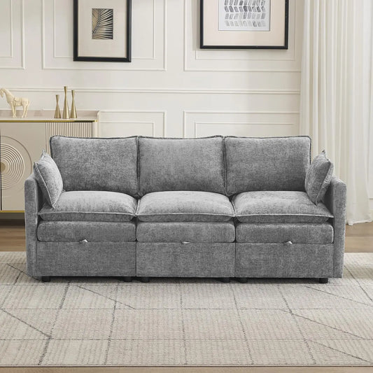 Cloud Modular Sofa With Storage And Modern Upholstery