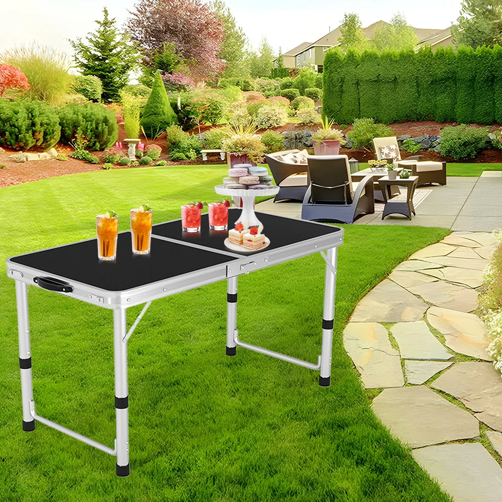 Lightweight Folding Camp Table For Outdoor Picnics And Camping