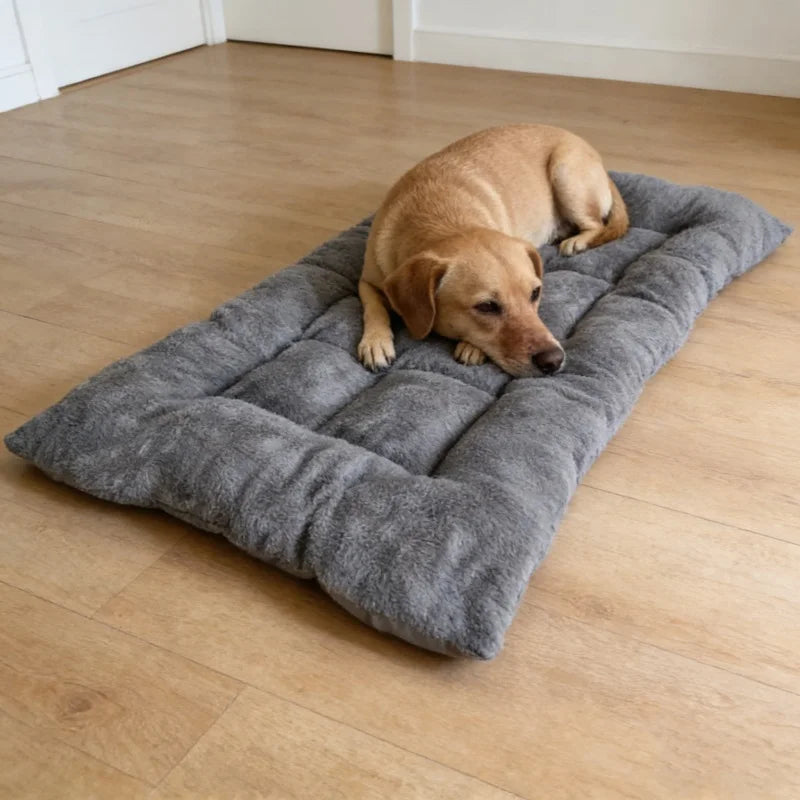 Plush Super Soft Dog Bed Sofa Fleece Crate Mat Pad