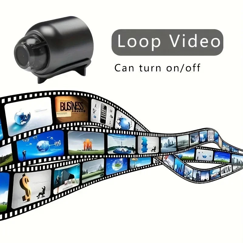 Mini WiFi Camera 1080P HD Indoor Security Cam 2 Way Audio Night Vision