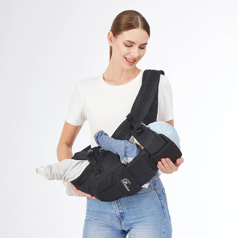 Baby Sling Carrier 4 in 1 Ergonomic Backpack for Newborn