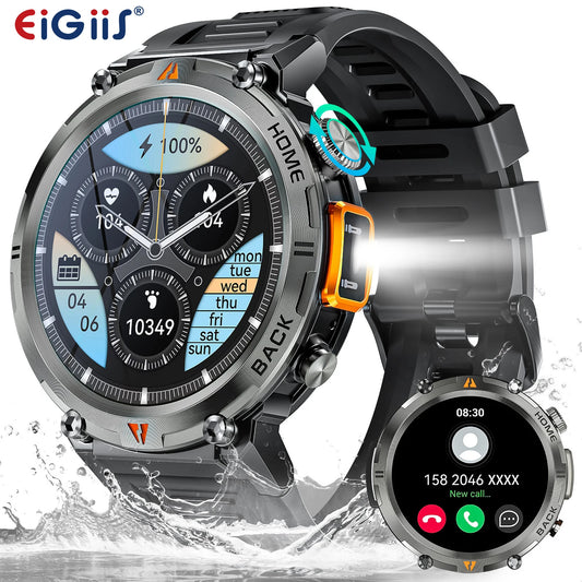 EIGIIS KE3 Smartwatch Bluetooth Call With Heart Rate Monitor