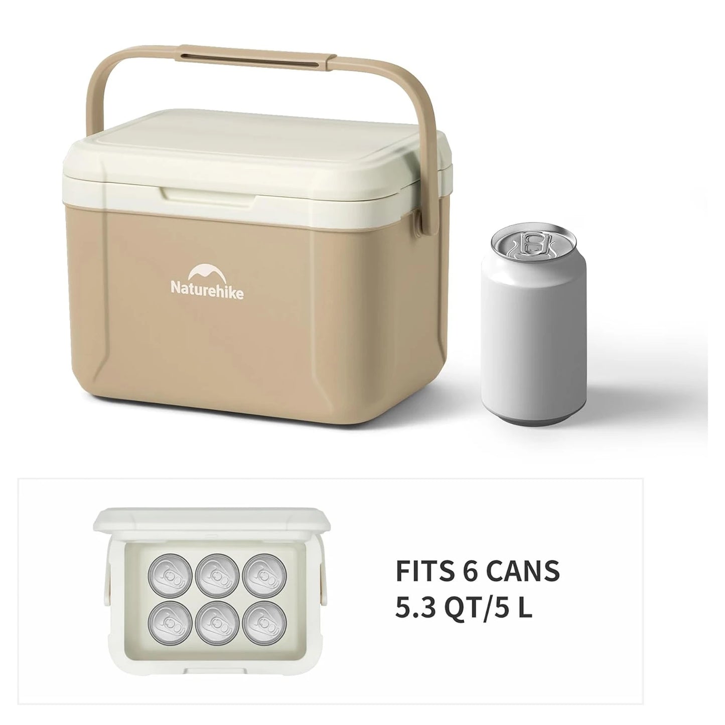 Naturehike Portable Camping Cooler Box for Ice and BBQ Storage