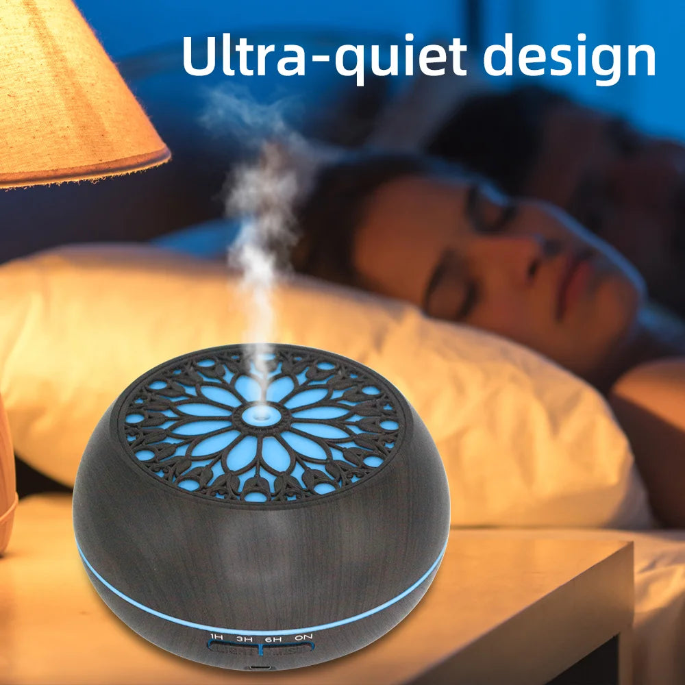 Essential Oil Diffuser Remote Control 550ml Aromatherapy Humidifier