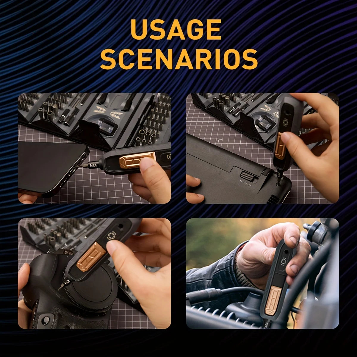 JAKEMY 180In1 Magnetic Cordless Precision Screwdriver Set