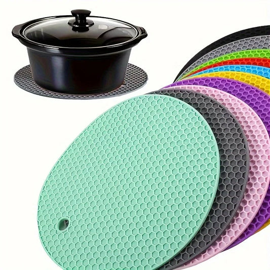 Silicone Trivet Pot Mats 3 Pack Heat Resistant Coasters