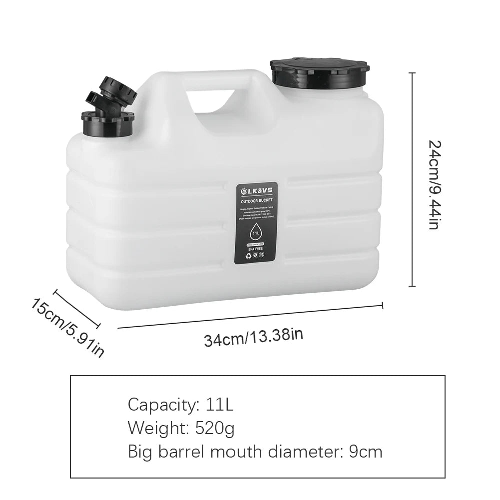 Leakproof Drinking Water Container with Spigot for Camping and Hiking