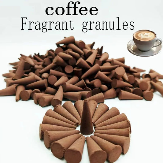 Coffee Scented Incense Cones for Home Yoga Meditation