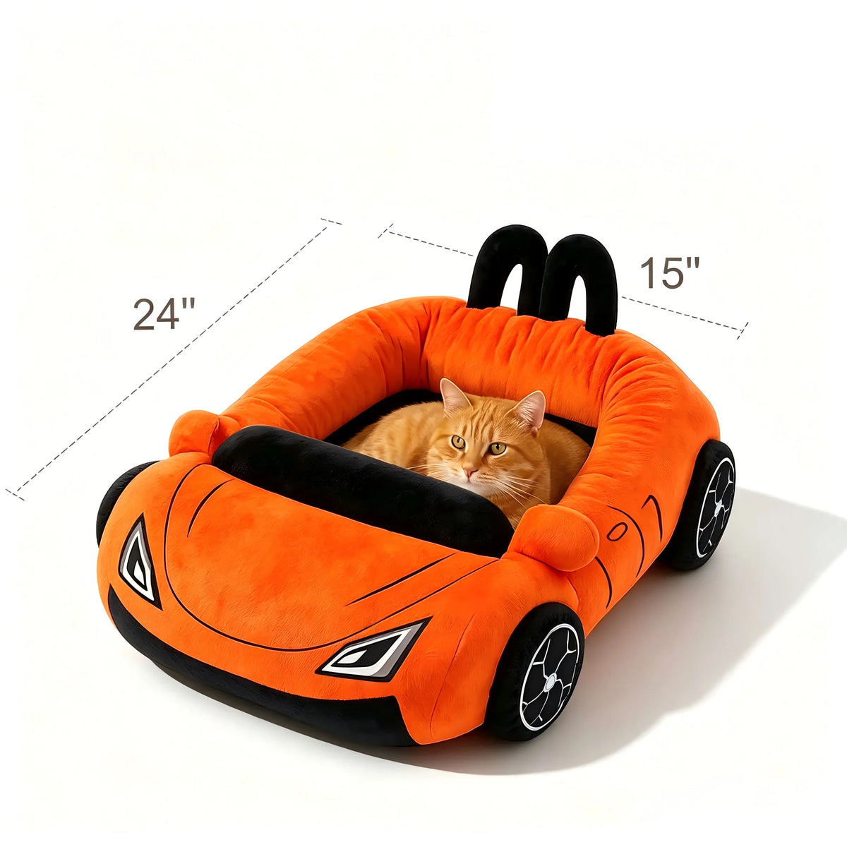 CWV Supercar Cat Bed Soft Washable Cozy Pet Sleeping Mat