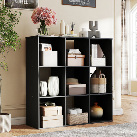 JHK 9 Cube Storage Organizer Bookcase for Living Room