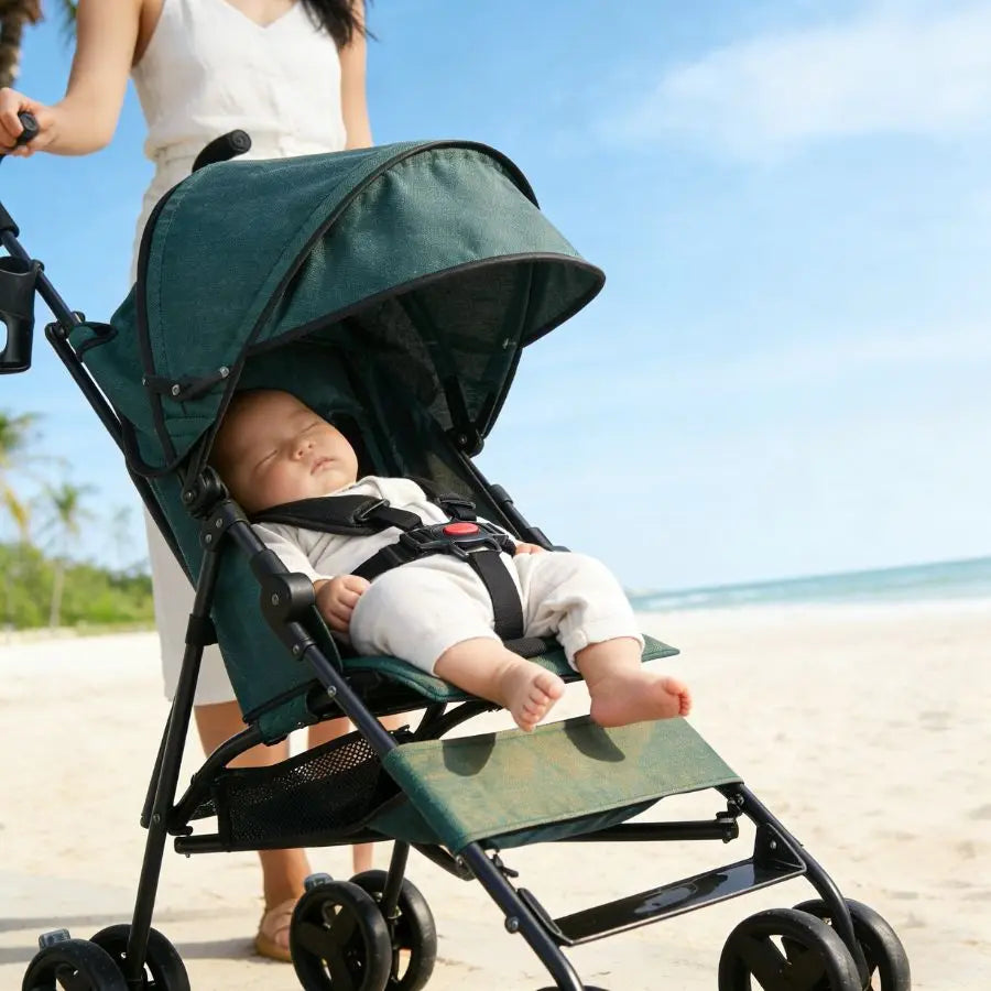 Umbrella Stroller Lightweight Travel Baby Stroller One Hand Foldable Canopy